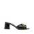 Valentino Garavani Valentino Garavani Vlogo Signature Leather Mules Black