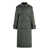 Burberry Burberry Long Cotton Trench Coat GREEN