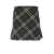 Burberry Burberry Check Wool Blend Mini Skirt GREEN