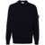 Stone Island Stone Island Blue Wool Crewneck Sweater With Logo Patch BLUE