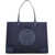 Tory Burch Tory Burch Ella Recycled Nylon Tote Bag BLUE