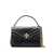 Tory Burch 'Convertible Kira' Black Chain Shoulder Bag In Chevron-Quilted Leather Woman Tory Burch Black