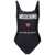 Moschino Moschino 'In Love We Trust' One-Piece Swimsuit Black