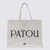 Patou Patou White Cotton Tote Bag WHITE