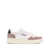 AUTRY Autry Medalist Sneakers In White Pink And Black Calf Leather ROSA E NERO