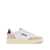 AUTRY 'Medalist Low' White Sneakers With Suede Inserts And Contrasting Heel Tab In Leather Woman WHITE