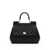 Dolce & Gabbana Dolce & Gabbana Sicily Media Leather Handbag Black