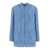 Dolce & Gabbana Light Blue Single-Breasted Jacket With Logo Detail On Buttons In Cotton Blend Woman BLUE