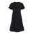 Dolce & Gabbana Midi Black Dress With Dg Detail In Tweed Woman Black