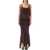 THE ATTICO Midi dress Brown