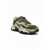 ASH ASH  MILITARY GREEN LEATHER ADDICT03 SNEAKERS Green