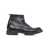 MOMA Leather lace-up boots Black