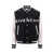 Givenchy Wool bomber with leather sleeves and GIVENCHY patch Black