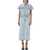 Ganni Tint midi dress Blue