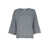 VICARIO CINQUE Boxy sweater crafted from a luxurious blend of wool and cashmere with lurex inserts Matilde. Regular fit. Grey