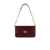 Golden Goose Golden Goose Gioia Leather Shoulder Bag RED-PURPLE OR GRAPE