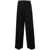 Golden Goose Golden Goose Pant Wide Leg In Light Dry Wool Gabardine Clothing Black