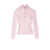 Ganni Ganni Logo Embroidery Knitted Polo Shirt PINK