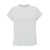 Brunello Cucinelli White T-Shirt With  Monile Detail In Cotton Woman WHITE