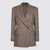 Brunello Cucinelli Brunello Cucinelli Brown Wool Blazer MULTICOLOR