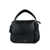 MY BEST BAG My Best Bag Small Black Smooth Leather Bag With Curved Handle Black