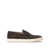 Brunello Cucinelli Brunello Cucinelli Suede Loafers With Natural Rubber Sole GREY