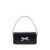 Self-Portrait Self-Portrait Baguette Leather Shoulder Bag Black