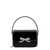 Self-Portrait Self-Portrait Baguette Micro Leather Shoulder Bag Black