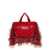 UNDERCOVER Undercover Fringed Handbag RED