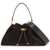 Jimmy Choo "Bon Bon Bucket E/W Handbag" COFFEE GOLD