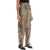 Ganni Leopard Print Satin Cargo Pants LEOPARD