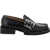 Ganni Feminine Buckle Loafers BLACK