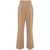 STAUD Pleated trousers 'Luisa' Brown