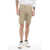 CORNELIANI Id Linen And Cotton Chinos Shorts Beige