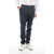 CORNELIANI Slim Fit Linen Blend Chino Pants Blue