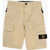 STONE ISLAND KIDS Stretch Cotton Cargo Shorts Beige