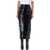 MSGM Patent leather midi skirt Black