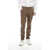 CORNELIANI Id Silk Blend Identity Pants With Belt Loops Brown