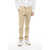 CORNELIANI Slim Fit Chino Pants With Zip Pockets Beige