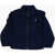 Polo Ralph Lauren Kids Solid Color Lightweight Cotton Jacket With Zip Closure Blue