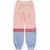 Gucci Color Block Cotton Joggers Pink