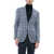 CORNELIANI Plaid Side Vents Notch Lapel Gate 2-Button Blazer Blue