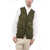 Barbour Pile Lined Polarquilt Quilted Vest Military Green