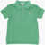 Polo Ralph Lauren Kids Solid Color 2-Button Polo Shirt With Embroidered Logo Green