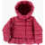 Polo Ralph Lauren Kids Solid Color Down Jacket With Removable Hood Pink