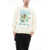 R13 Oversized Fit Nirvana Nevermind Crew-Neck Sweatshirt White