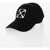 Off-White Solid Color Cap With Contrasting Detail Black