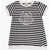 Moncler Kids Awning Striped Crew-Neck T-Shirt Black & White