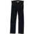 Bonpoint Cotton Stretch Jeans With Visible Stitching Blue