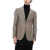 CORNELIANI Cc Collection Flax Blend Half-Lined Blazer Military Green